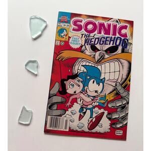 Sonic the Hedgehog (1993) #1 Rare Newsstand Comic Book | Princess Sally Acorn